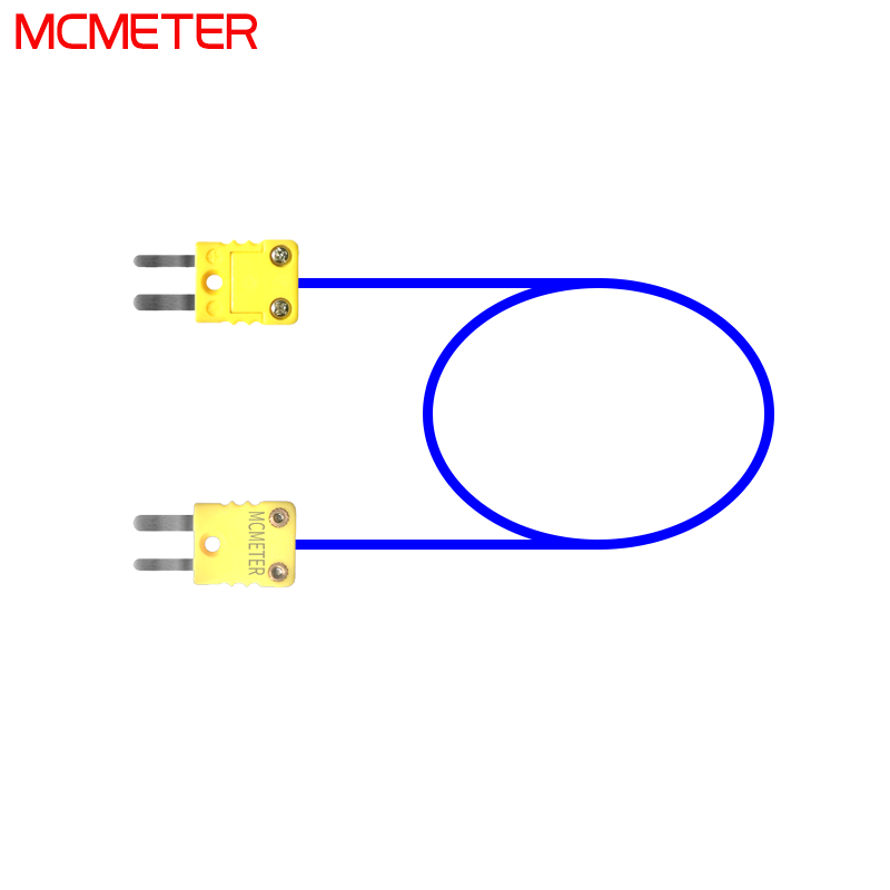 前瑾（MCMETER）MC5411K 延长线K型热电偶延长线补偿导线感温线双公头插头转接连接线