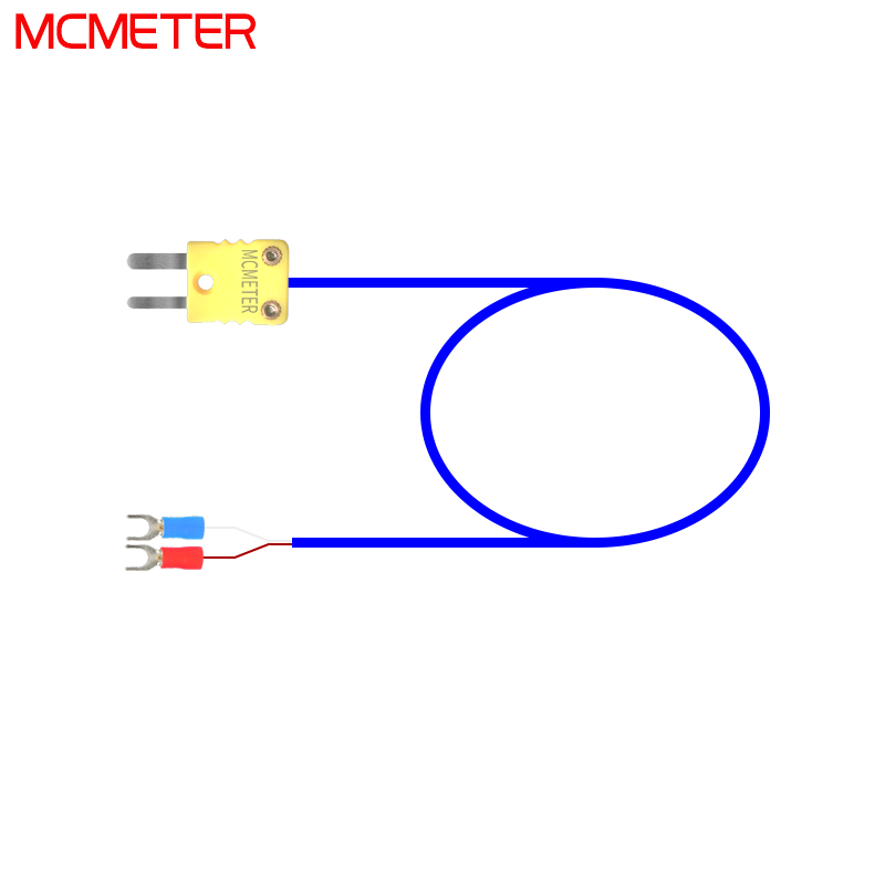 前瑾（MCMETER）MC5412K 延长线K型热电偶延长线补偿导线感温线U型转公头插头转接连接线