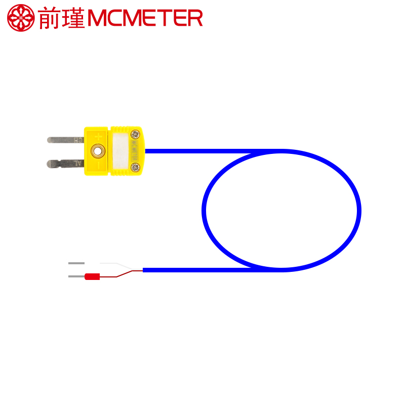 前瑾（MCMETER）MC5483K 延长线K型热电偶补偿导线转接线温升线针型转公头插头